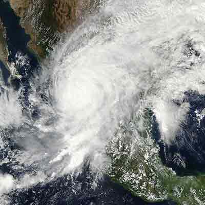 Hurrikan Kenna am 25 Oktober
